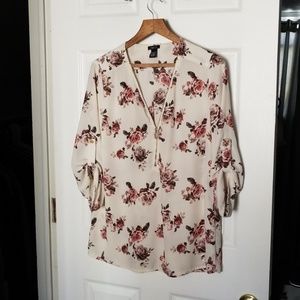 Rue 21 flower blouse
